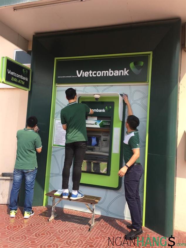 Ảnh Cây ATM ngân hàng Ngoại thương Vietcombank Đông Phước, Hòa An 1