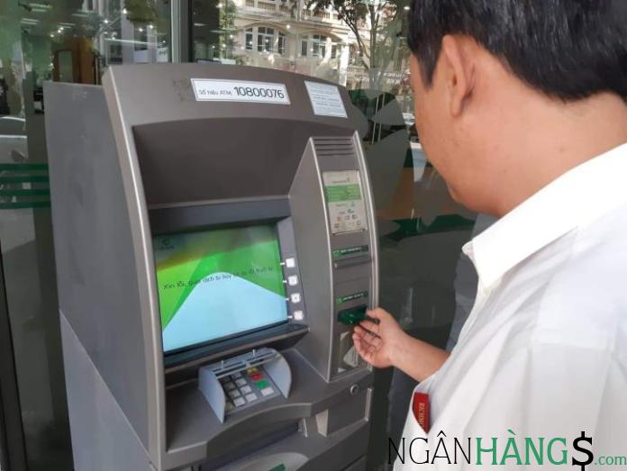 Ảnh Cây ATM ngân hàng Ngoại thương Vietcombank Bưu điện Nguyễn Huệ 1