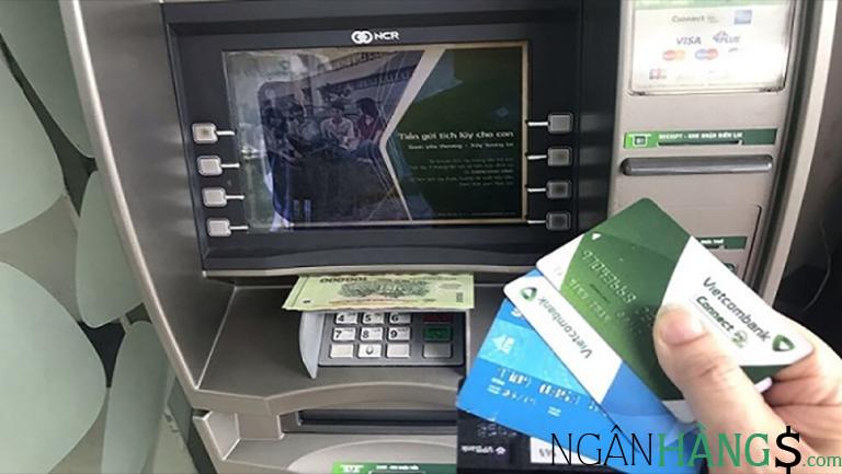 Ảnh Cây ATM ngân hàng Ngoại thương Vietcombank Bưu điện TX Cam Ranh 1
