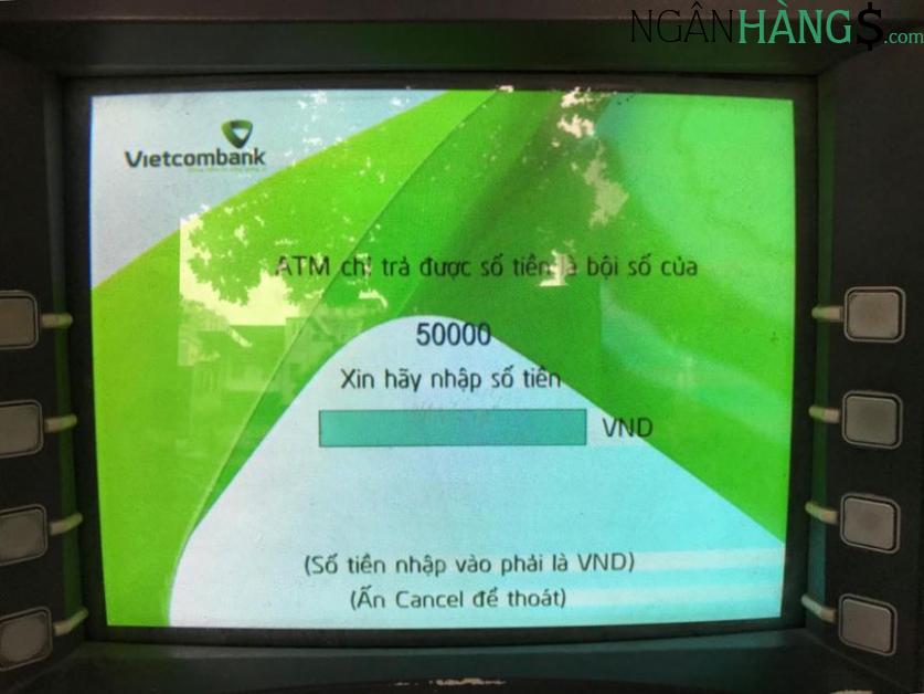 Ảnh Cây ATM ngân hàng Ngoại thương Vietcombank PGD Tịnh Biên 1