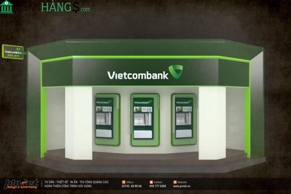 Ảnh Cây ATM ngân hàng Ngoại thương Vietcombank Siêu thị Intimex 1