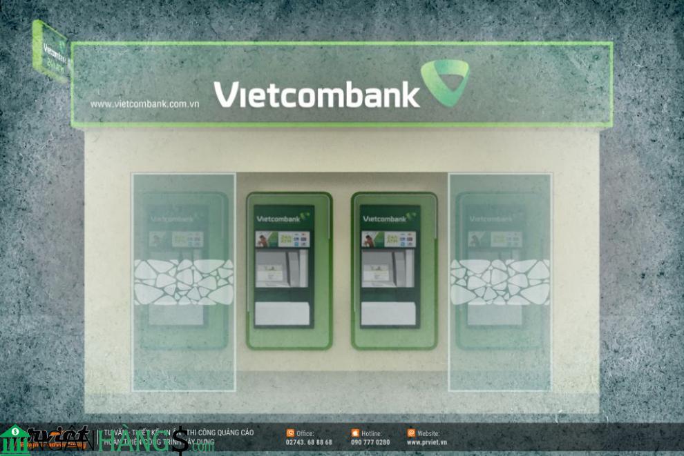Ảnh Cây ATM ngân hàng Ngoại thương Vietcombank Trụ Sở VCB Bến Lức 1