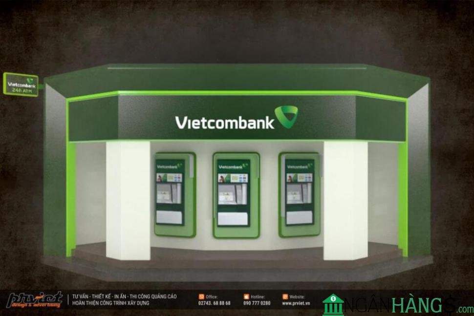 Ảnh Cây ATM ngân hàng Ngoại thương Vietcombank Bưu điện Gia Lai 1