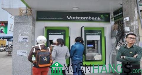 Ảnh Cây ATM ngân hàng Ngoại thương Vietcombank Thị trần Hồ 1