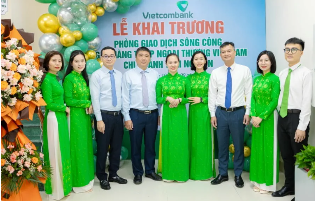 Ảnh Ngân hàng Ngoại thương Vietcombank Phòng giao dịch Sông Công 1