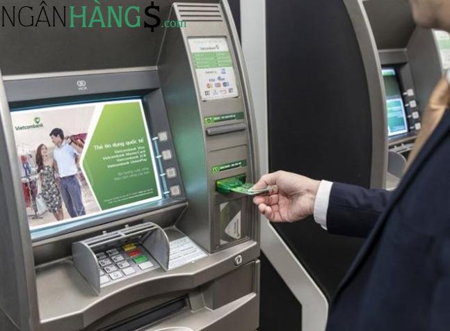 Ảnh Cây ATM ngân hàng Ngoại thương Vietcombank FoocoMart Hàm Nghi 1