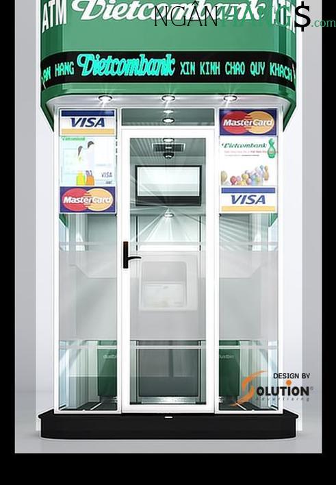 Ảnh Cây ATM ngân hàng Ngoại thương Vietcombank Bệnh viện máy tính iCARE 1