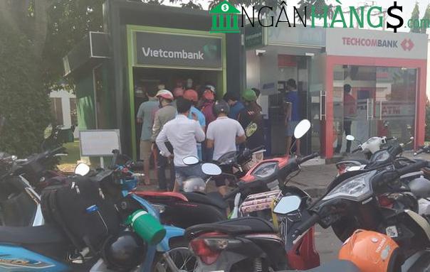 Ảnh Cây ATM ngân hàng Ngoại thương Vietcombank Trụ sở VCB Đông Anh Hà Nội 1