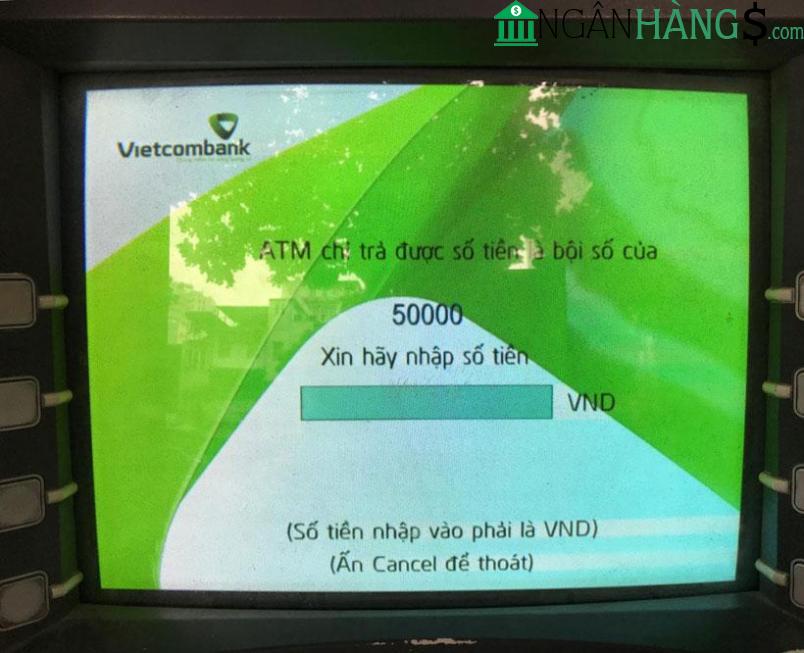 Ảnh Cây ATM ngân hàng Ngoại thương Vietcombank Làng quốc tế Thăng Long 1