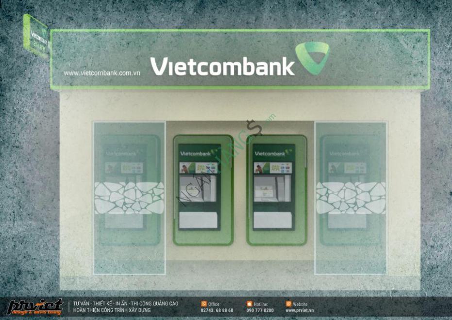 Ảnh Cây ATM ngân hàng Ngoại thương Vietcombank PGD 195 Khâm Thiên 1