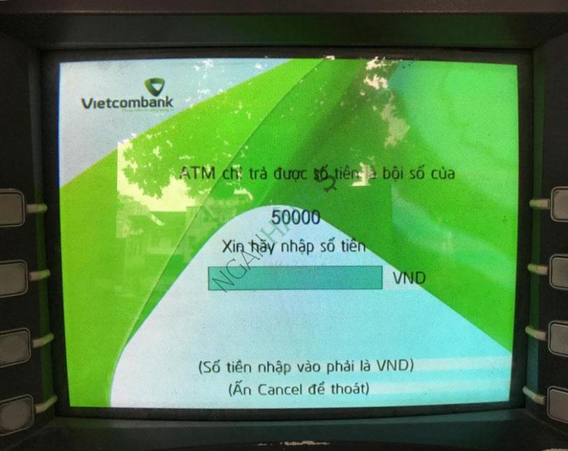 Ảnh Cây ATM ngân hàng Ngoại thương Vietcombank Lô A2, A3, A4 KCN Bá Thiện II 1